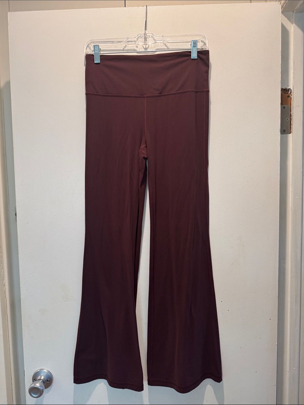 Athleta Elation Flare Pants - Medium Petite Burgundy